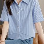 Casual Commute Design Sense Shirt - liwisi