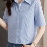 Casual Commute Design Sense Shirt - liwisi