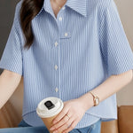 Casual Commute Design Sense Shirt - liwisi