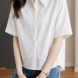 Casual Commute Design Sense Shirt - liwisi