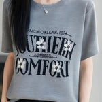 Casual Daily Letter Printed Knit Sweater - liwisi