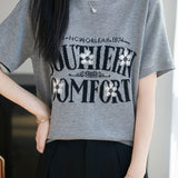 Casual Daily Letter Printed Knit Sweater - liwisi