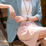 Casual Daily Linen Cotton Blazer - liwisi