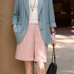 Casual Daily Linen Cotton Blazer - liwisi