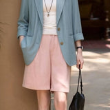 Casual Daily Linen Cotton Blazer - liwisi