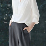 Casual Daily Pleated Linen Shirt - liwisi