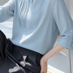 Casual Daily Pleated Linen Shirt - liwisi