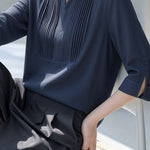 Casual Daily Pleated Linen Shirt - liwisi