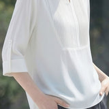 Casual Daily Pleated Linen Shirt - liwisi