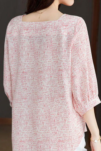 Elegant Commute Fun Printed T-Shirt - liwisi