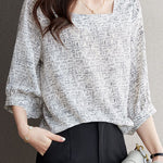 Elegant Commute Fun Printed T-Shirt - liwisi