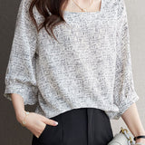 Elegant Commute Fun Printed T-Shirt - liwisi