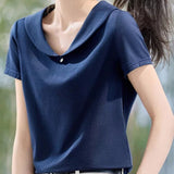 Casual Daily V-Neck T-Shirt - liwisi