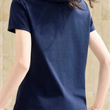 Casual Daily V-Neck T-Shirt - liwisi