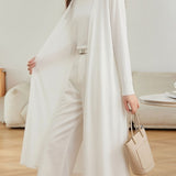 Casual Versatile Linen Sun Protection Long Knit Cardigan - liwisi