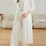 Casual Versatile Linen Sun Protection Long Knit Cardigan - liwisi