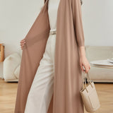 Casual Versatile Linen Sun Protection Long Knit Cardigan - liwisi