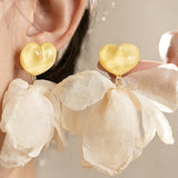 Dopamine Vacation Style Flower Earrings - liwisi