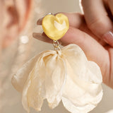 Dopamine Vacation Style Flower Earrings - liwisi