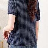 French Versatile Striped Sash Shirt - liwisi