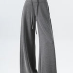 Casual Versatile High Waist Drawstring Wide Leg Pants - liwisi