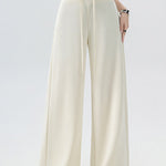 Casual Versatile High Waist Drawstring Wide Leg Pants - liwisi