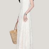 Elegant Jacquard Dress