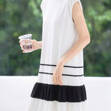 Casual Spliced T-Shirt Dress - liwisi