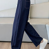 Casual High Waist Loose Wide Leg Jeans - liwisi
