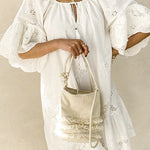Casual Hip Collar Tie Embroidered Dress - liwisi