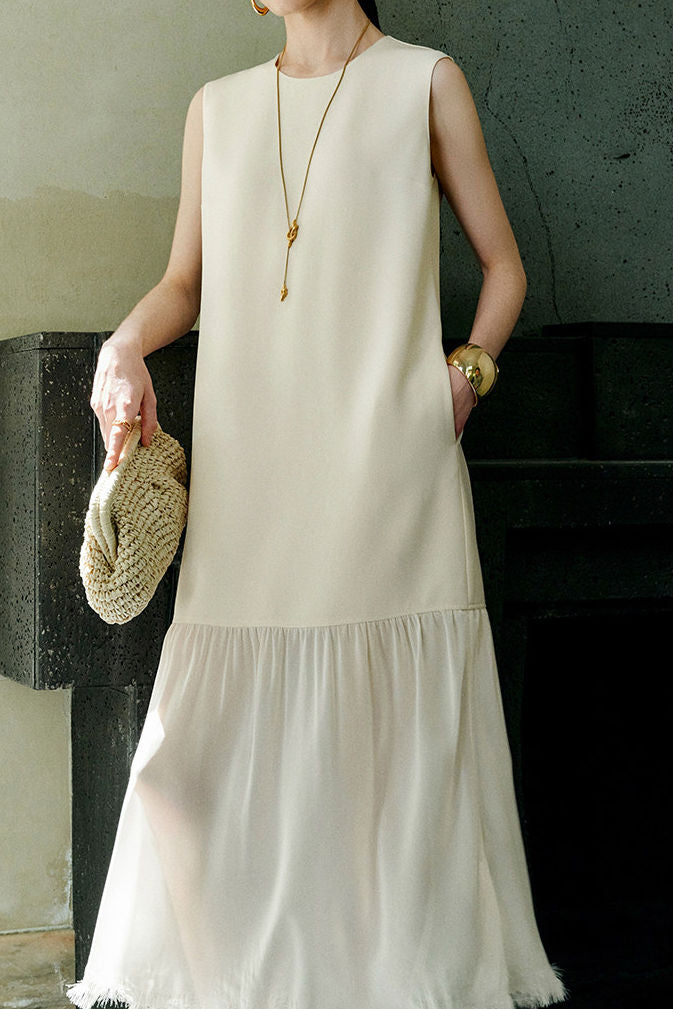 Elegant Sleeveless Dress - liwisi