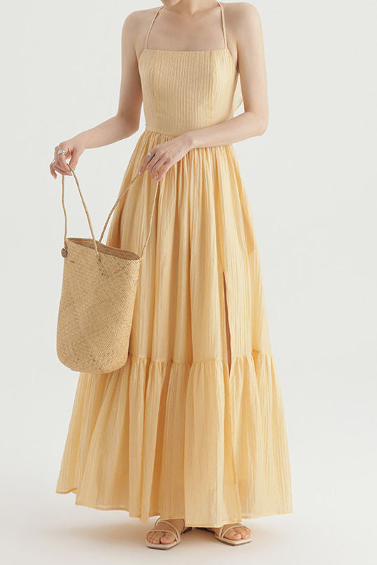 Casual Halter Tie Dress - liwisi