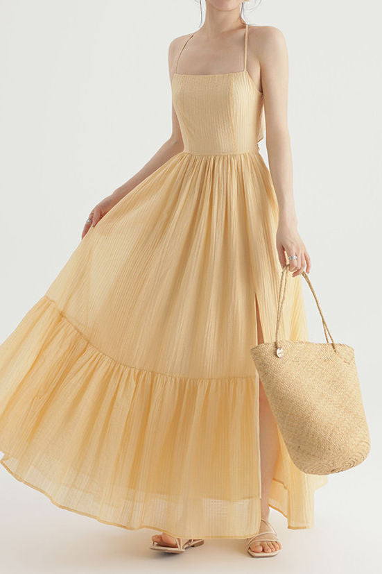 Casual Halter Tie Dress - liwisi