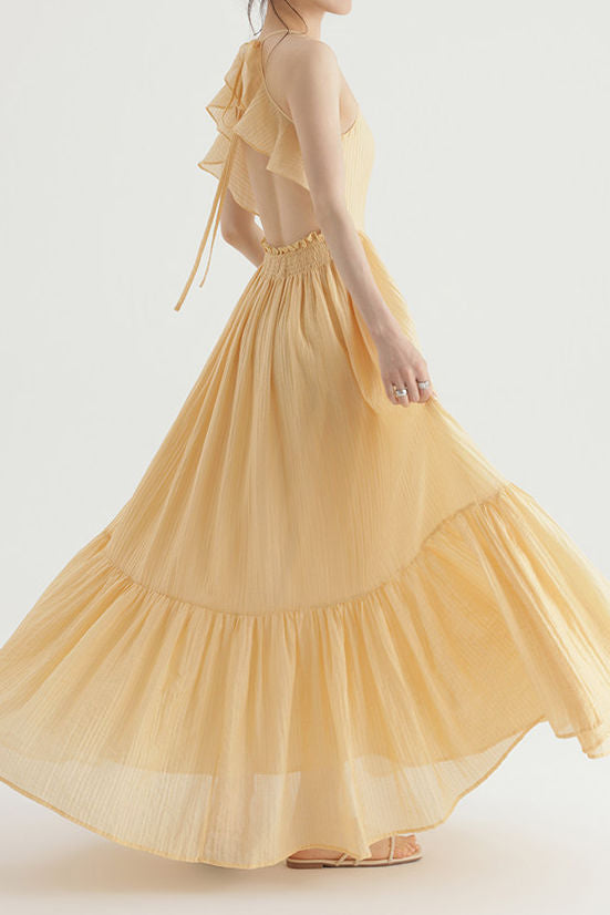 Casual Halter Tie Dress - liwisi