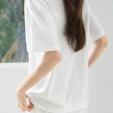 Casual Bow Rhinestone T-Shirt - liwisi