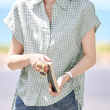 Casual Plaid Drawstring Shirt - liwisi
