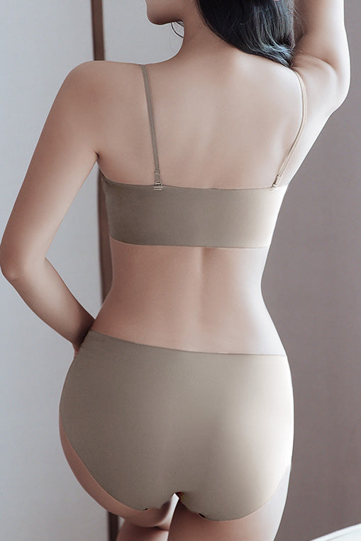 Casual Front Buckle Strapless Non-Slip Underwear - liwisi