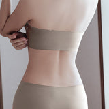 Casual Front Buckle Strapless Non-Slip Underwear - liwisi