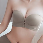 Casual Front Buckle Strapless Non-Slip Underwear - liwisi