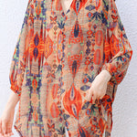 Casual Retro Printed Shirt - liwisi