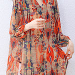 Casual Retro Printed Shirt - liwisi