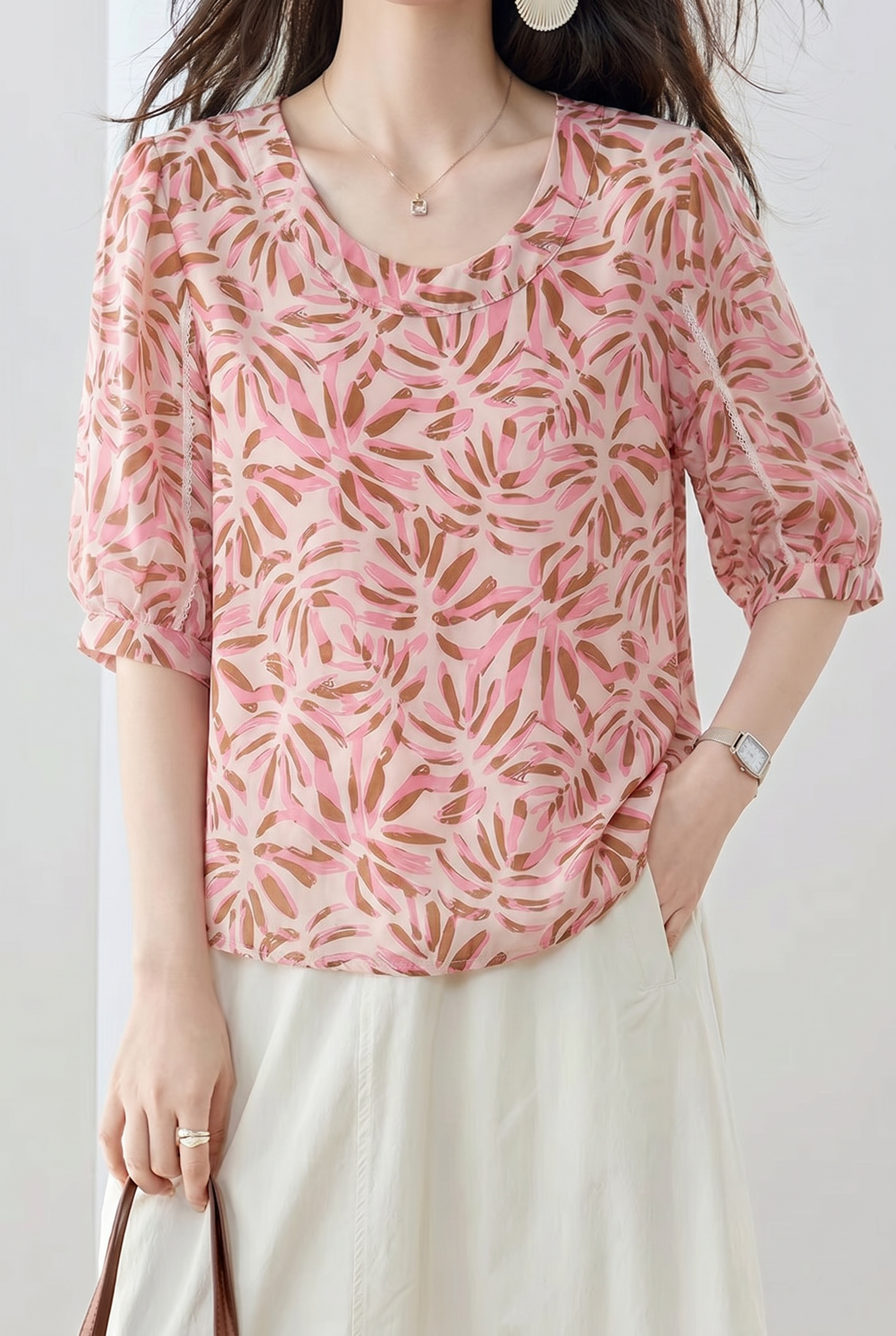 Casual Elegant Versatile Chiffon Shirt - liwisi