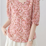 Casual Elegant Versatile Chiffon Shirt - liwisi