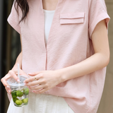French Spliced Fake Two-Piece Shirt - liwisi