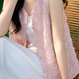 Elegant Jacquard Sleeveless Vest - liwisi