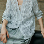 Casual Hollow Out V-Neck Knit Cardigan - liwisi