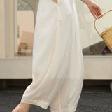 Casual Literary Cotton Linen Lantern Pants - liwisi