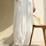 Casual Literary Cotton Linen Lantern Pants - liwisi