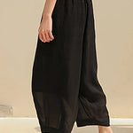 Casual Literary Cotton Linen Lantern Pants - liwisi