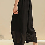 Casual Literary Cotton Linen Lantern Pants - liwisi